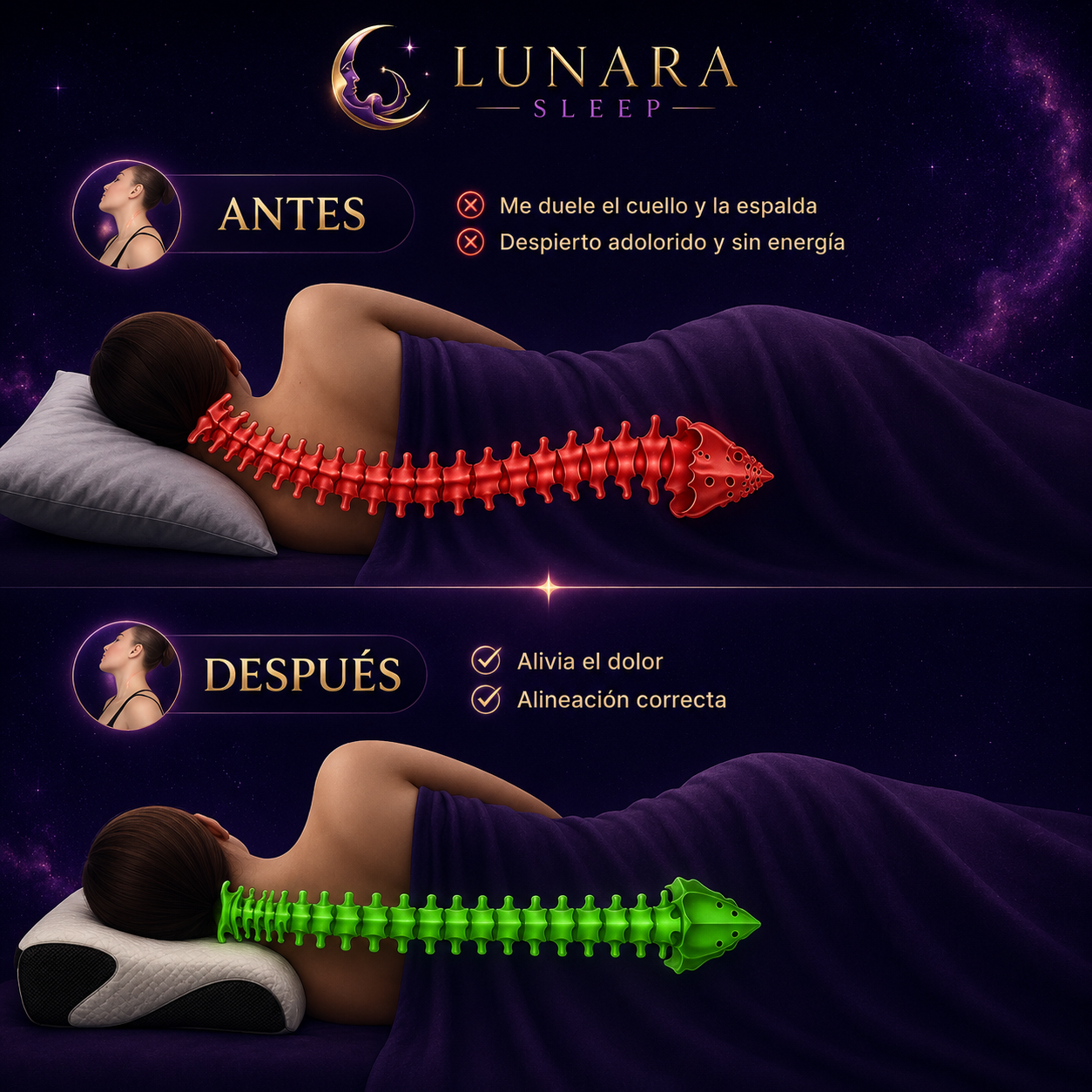 Almohada Cervical Lunara™